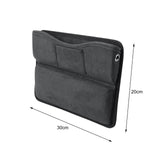 Maxbell Durable Car Seat gaps Filler Organizer Wear Resistant for Sundries Flocking Black