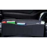 Maxbell Durable Car Seat gaps Filler Organizer Wear Resistant for Sundries Flocking Black