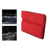 Maxbell Durable Car Seat gaps Filler Organizer Wear Resistant for Sundries Flocking Red
