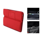 Maxbell Durable Car Seat gaps Filler Organizer Wear Resistant for Sundries Flocking Red