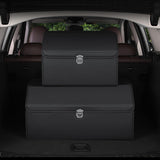 Maxbell Multipurpose Collapsible Car Trunk Organizer with Lid for Sedan Cars S