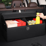Maxbell Multipurpose Collapsible Car Trunk Organizer with Lid for Sedan Cars L