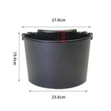 Maxbell Pails Car Universal Bucket Portable Detailing Tool for Car Accessories Black