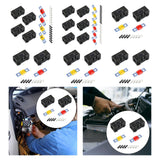 Maxbell Car ANS Fuse Holder Block Durable Waterproof for Motorcycles Cars 4 Set 40A 50A