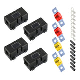 Maxbell Car ANS Fuse Holder Block Durable Waterproof for Motorcycles Cars 4 Set 40A 50A