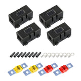 Maxbell Car ANS Fuse Holder Block Durable Waterproof for Motorcycles Cars 4 Set 40A 50A