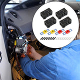 Maxbell Car ANS Fuse Holder Block Durable Waterproof for Motorcycles Cars 4 Set 40A 50A