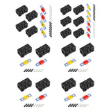 Maxbell Car ANS Fuse Holder Block Durable Waterproof for Motorcycles Cars 4 Set 40A 50A