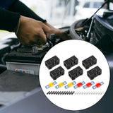 Maxbell Car ANS Fuse Holder Block Durable Waterproof for Motorcycles Cars 6 Set 40A 50A 60A
