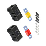 Maxbell Car ANS Fuse Holder Block Durable Waterproof for Motorcycles Cars 2 Set 40A