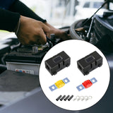 Maxbell Car ANS Fuse Holder Block Durable Waterproof for Motorcycles Cars 2 Set 40A