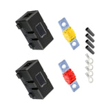 Maxbell Car ANS Fuse Holder Block Durable Waterproof for Motorcycles Cars 2 Set 50A