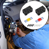 Maxbell Car ANS Fuse Holder Block Durable Waterproof for Motorcycles Cars 2 Set 50A