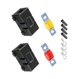 Maxbell Car ANS Fuse Holder Block Durable Waterproof for Motorcycles Cars 2 Set 60A