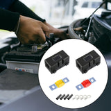 Maxbell Car ANS Fuse Holder Block Durable Waterproof for Motorcycles Cars 2 Set 60A