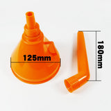 Maxbell Car Fueling Funnel Portable Long Stem for Engine Oil Water Gasoline