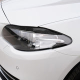 Maxbell 2Pcs Headlight Eyebrow Eyelid Cover for BMW 5 Series F10 520LI 525
