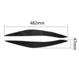 Maxbell 2Pcs Headlight Eyebrow Eyelid Cover for BMW 5 Series F10 520LI 525