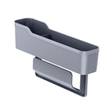 Maxbell Car Interior Seat Gap Organizer with Cup Holder Accessory for Holding Phone Long Grey