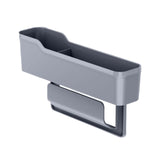Maxbell Car Interior Seat Gap Organizer with Cup Holder Accessory for Holding Phone Long Grey