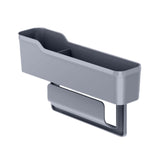 Maxbell Car Interior Seat Gap Organizer with Cup Holder Accessory for Holding Phone Long Grey
