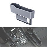 Maxbell Car Interior Seat Gap Organizer with Cup Holder Accessory for Holding Phone Long Grey