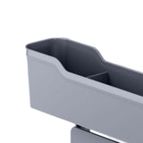 Maxbell Car Interior Seat Gap Organizer with Cup Holder Accessory for Holding Phone Long Grey