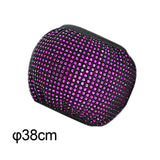 Maxbell Glittering Steering Wheel Cover Velvet for Suvs Replacement Accessories Pink