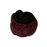 Maxbell Glittering Steering Wheel Cover Velvet for Suvs Replacement Accessories Red