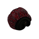 Maxbell Glittering Steering Wheel Cover Velvet for Suvs Replacement Accessories Red