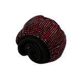 Maxbell Glittering Steering Wheel Cover Velvet for Suvs Replacement Accessories Red