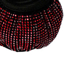 Maxbell Glittering Steering Wheel Cover Velvet for Suvs Replacement Accessories Red