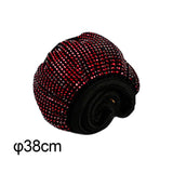 Maxbell Glittering Steering Wheel Cover Velvet for Suvs Replacement Accessories Red