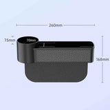 Maxbell Car Seat Gap Filler Organizer with Card Slot for Phone Drinks Cards