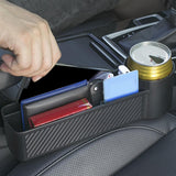 Maxbell Car Seat Gap Filler Organizer with Card Slot for Phone Drinks Cards