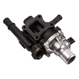 Maxbell Engine Coolant Thermostat Housing with Sensor Parts for Opel ASTRA Gtc