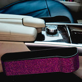 Maxbell Multifunctional Car Seat Gap Filler Organizer for Cards Cellphone Pink