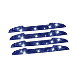 Maxbell 4Pcs Car Door Side Edge Guards Protector for Rearview Mirror Cover Blue