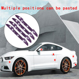 Maxbell 4Pcs Car Door Side Edge Guards Protector for Rearview Mirror Cover Pink