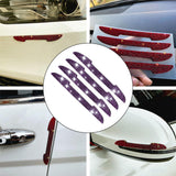 Maxbell 4Pcs Car Door Side Edge Guards Protector for Rearview Mirror Cover Pink