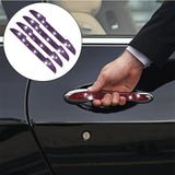 Maxbell 4Pcs Car Door Side Edge Guards Protector for Rearview Mirror Cover Pink