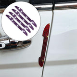 Maxbell 4Pcs Car Door Side Edge Guards Protector for Rearview Mirror Cover Pink