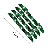 Maxbell 4Pcs Car Door Side Edge Guards Protector for Rearview Mirror Cover Green