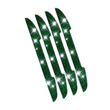 Maxbell 4Pcs Car Door Side Edge Guards Protector for Rearview Mirror Cover Green