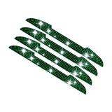 Maxbell 4Pcs Car Door Side Edge Guards Protector for Rearview Mirror Cover Green