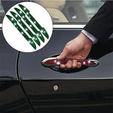 Maxbell 4Pcs Car Door Side Edge Guards Protector for Rearview Mirror Cover Green