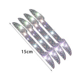 Maxbell 4Pcs Car Door Side Edge Guards Protector for Rearview Mirror Cover Iridescent