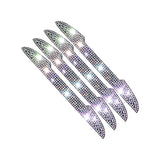 Maxbell 4Pcs Car Door Side Edge Guards Protector for Rearview Mirror Cover Iridescent