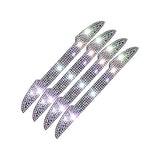 Maxbell 4Pcs Car Door Side Edge Guards Protector for Rearview Mirror Cover Iridescent