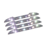Maxbell 4Pcs Car Door Side Edge Guards Protector for Rearview Mirror Cover Iridescent